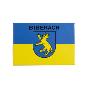 Magnet blau gelb Biberach Schützen Shop Schützenfest