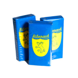 Servietten, blau gelb, Wappen, Geschenk, Geburtstag, Deko, Biberach Schützenfest, Schneiders Schützen-Shop